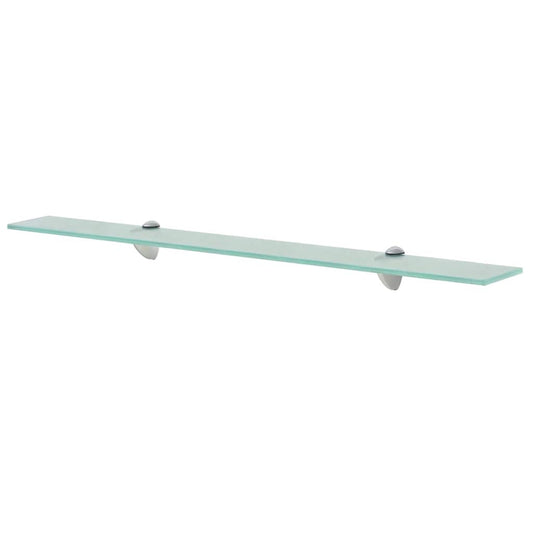 243759 vidaXL Floating Shelf Glass 80x10 cm 8 mm - Transpart - 80 x 10 x 0.8 cm