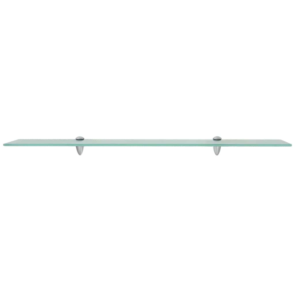 243760 vidaXL Floating Shelf Glass 90x10 cm 8 mm - Transpart - 90 x 10 x 0.8 cm
