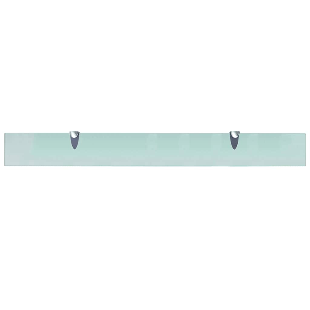 243760 vidaXL Floating Shelf Glass 90x10 cm 8 mm - Transpart - 90 x 10 x 0.8 cm