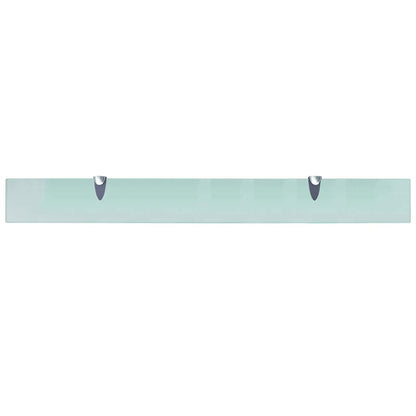 243760 vidaXL Floating Shelf Glass 90x10 cm 8 mm - Transpart - 90 x 10 x 0.8 cm