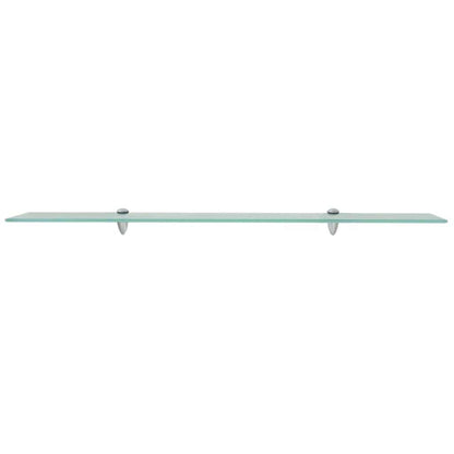 243761 vidaXL Floating Shelf Glass 100x10 cm 8 mm - Transpart - 100 x 10 x 0.8 cm