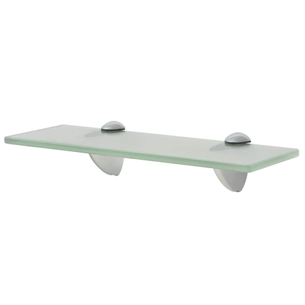 243770 vidaXL Floating Shelf Glass 30x10 cm 8 mm - Transpart - 30 x 10 x 0.8 cm