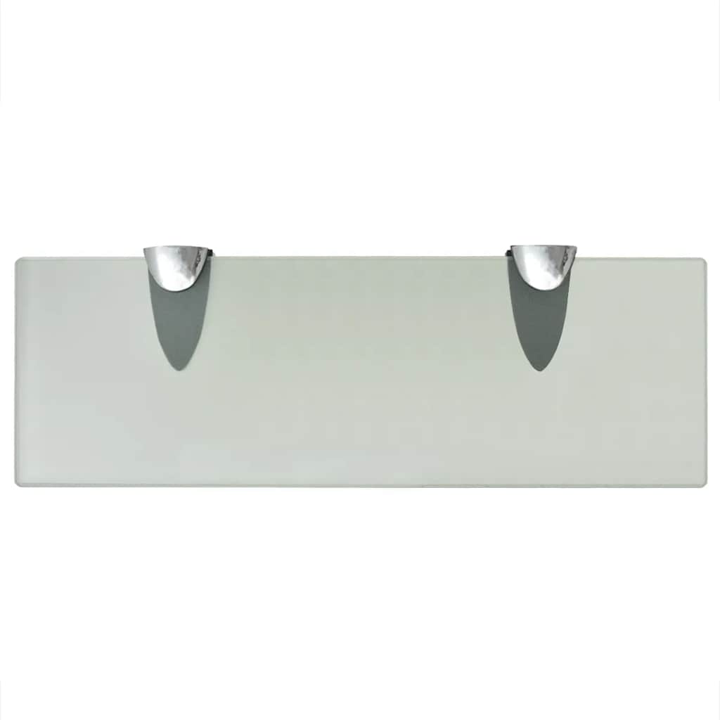 243770 vidaXL Floating Shelf Glass 30x10 cm 8 mm - Transpart - 30 x 10 x 0.8 cm