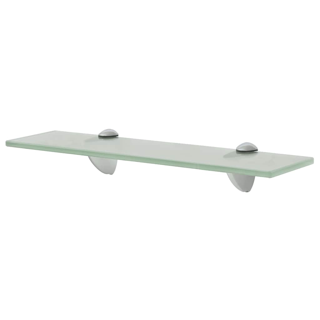 243771 vidaXL Floating Shelf Glass 40x10 cm 8 mm - Transpart - 40 x 10 x 0.8 cm