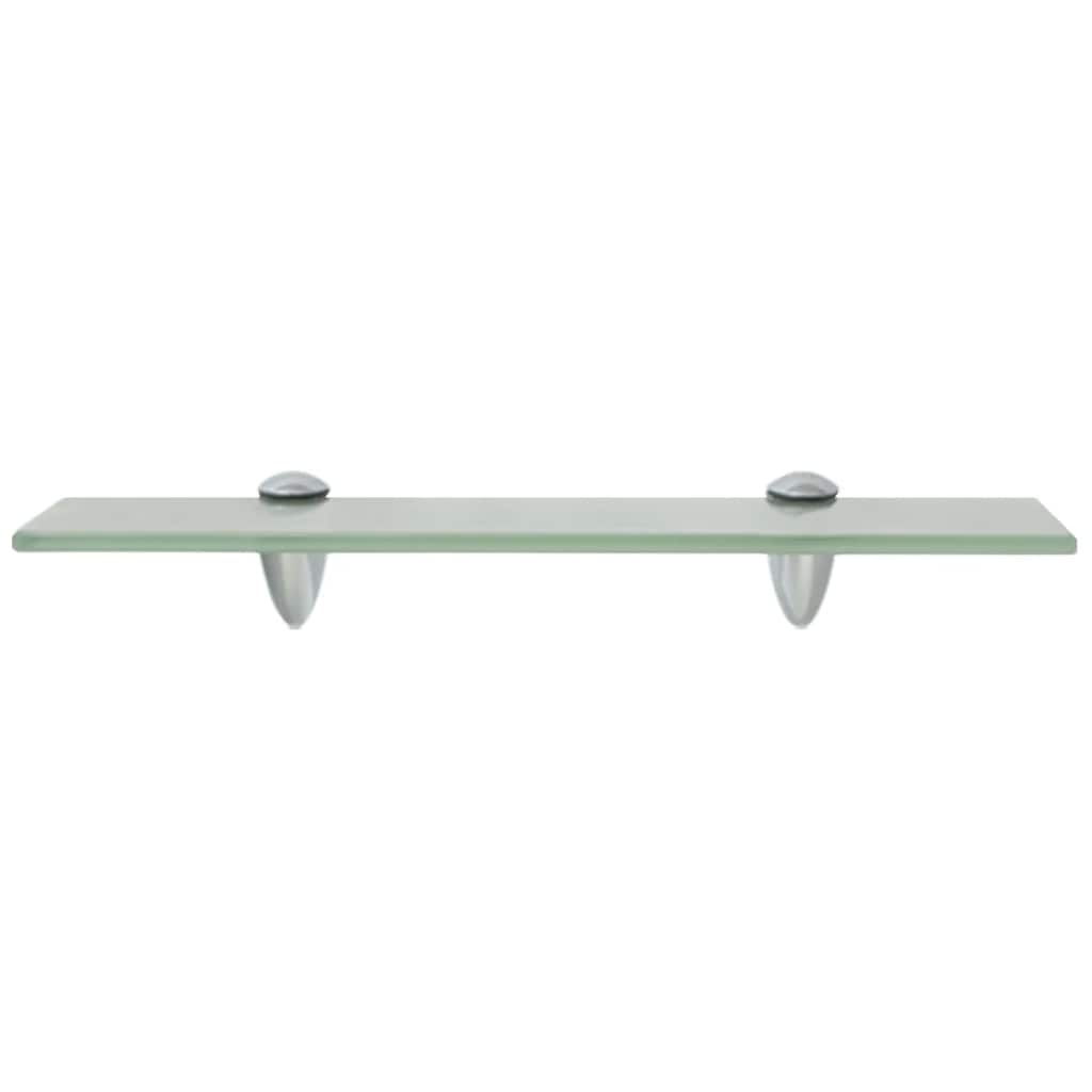 243771 vidaXL Floating Shelf Glass 40x10 cm 8 mm - Transpart - 40 x 10 x 0.8 cm