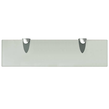 243771 vidaXL Floating Shelf Glass 40x10 cm 8 mm - Transpart - 40 x 10 x 0.8 cm
