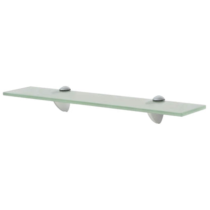 243772 vidaXL Floating Shelf Glass 50x10 cm 8 mm - Transpart - 50 x 10 x 0.8 cm