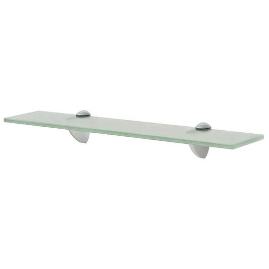 243772 vidaXL Floating Shelf Glass 50x10 cm 8 mm - Transpart - 50 x 10 x 0.8 cm