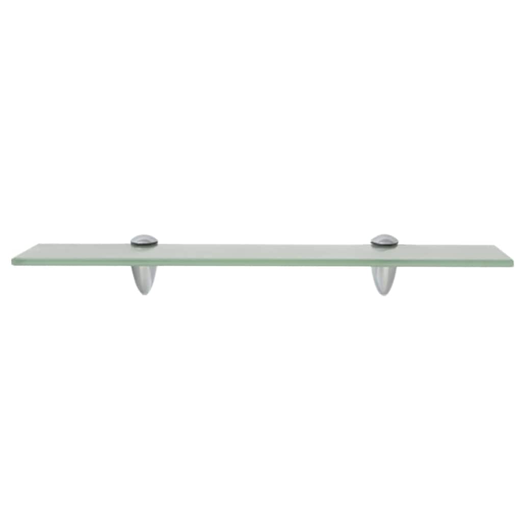 243772 vidaXL Floating Shelf Glass 50x10 cm 8 mm - Transpart - 50 x 10 x 0.8 cm