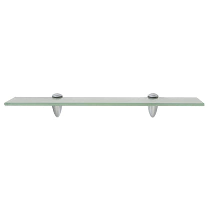 243772 vidaXL Floating Shelf Glass 50x10 cm 8 mm - Transpart - 50 x 10 x 0.8 cm
