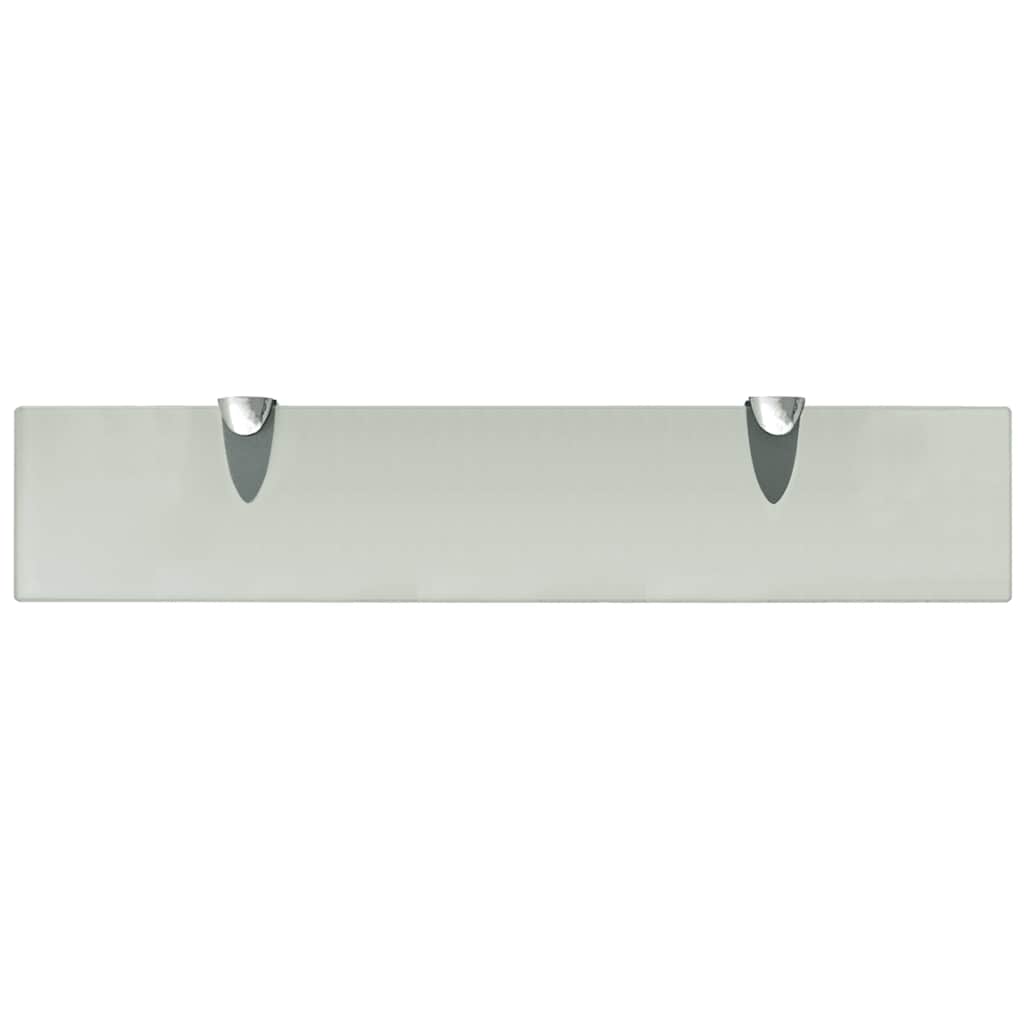 243772 vidaXL Floating Shelf Glass 50x10 cm 8 mm - Transpart - 50 x 10 x 0.8 cm