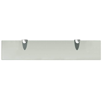 243772 vidaXL Floating Shelf Glass 50x10 cm 8 mm - Transpart - 50 x 10 x 0.8 cm