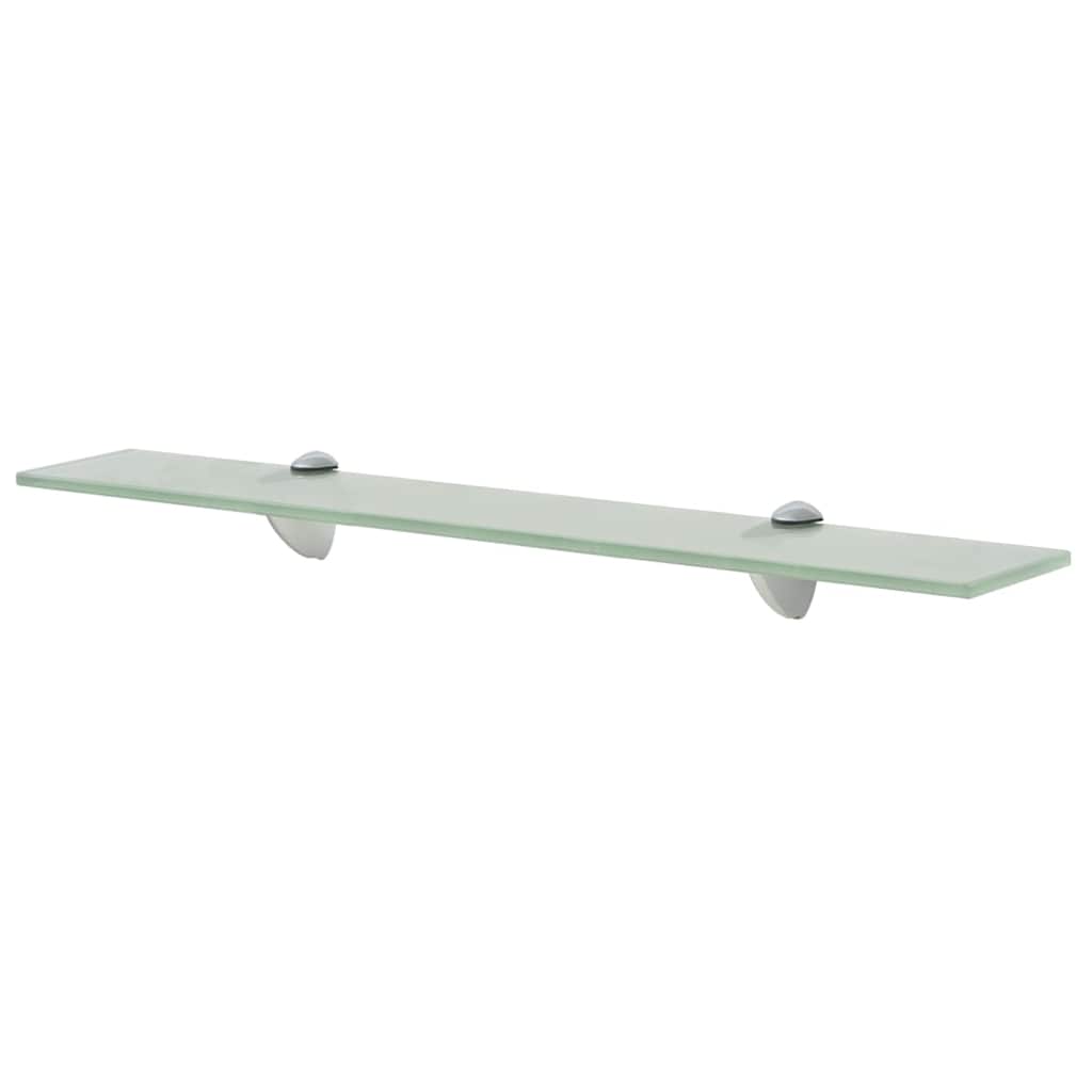 243773 vidaXL Floating Shelf Glass 60x10 cm 8 mm - Transpart - 60 x 10 x 0.8 cm
