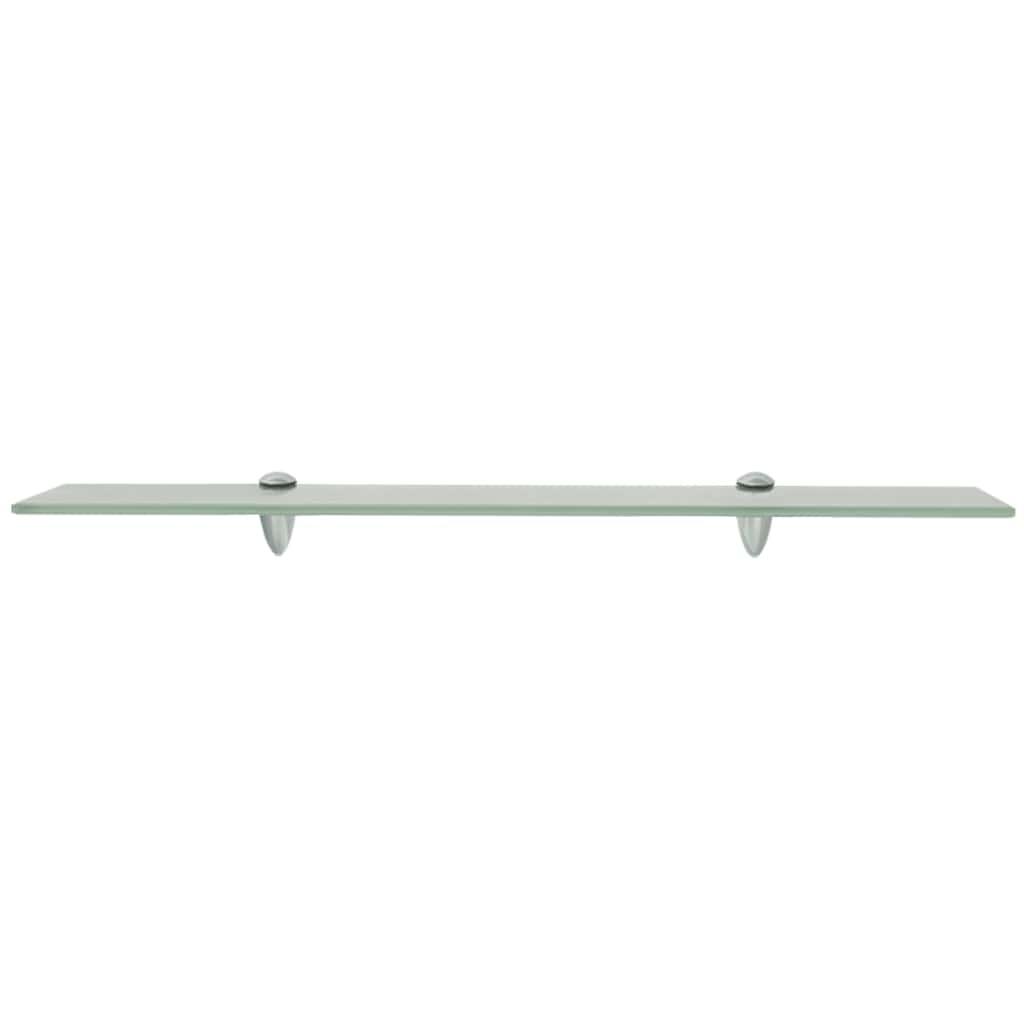 243774 vidaXL Floating Shelf Glass 70x10 cm 8 mm - Transpart - 70 x 10 x 0.8 cm