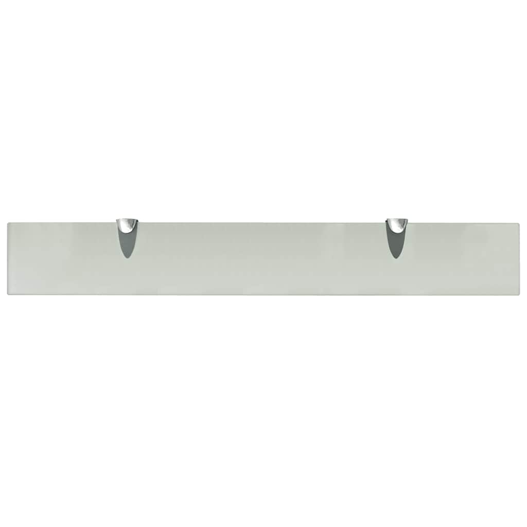 243774 vidaXL Floating Shelf Glass 70x10 cm 8 mm - Transpart - 70 x 10 x 0.8 cm