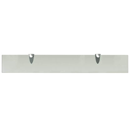 243774 vidaXL Floating Shelf Glass 70x10 cm 8 mm - Transpart - 70 x 10 x 0.8 cm
