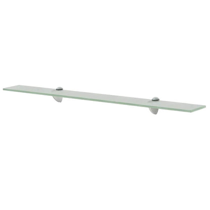 vidaXL Floating Shelf Glass 80x10 cm 8 mm - Transpart - 80 x 10 x 0.8 cm