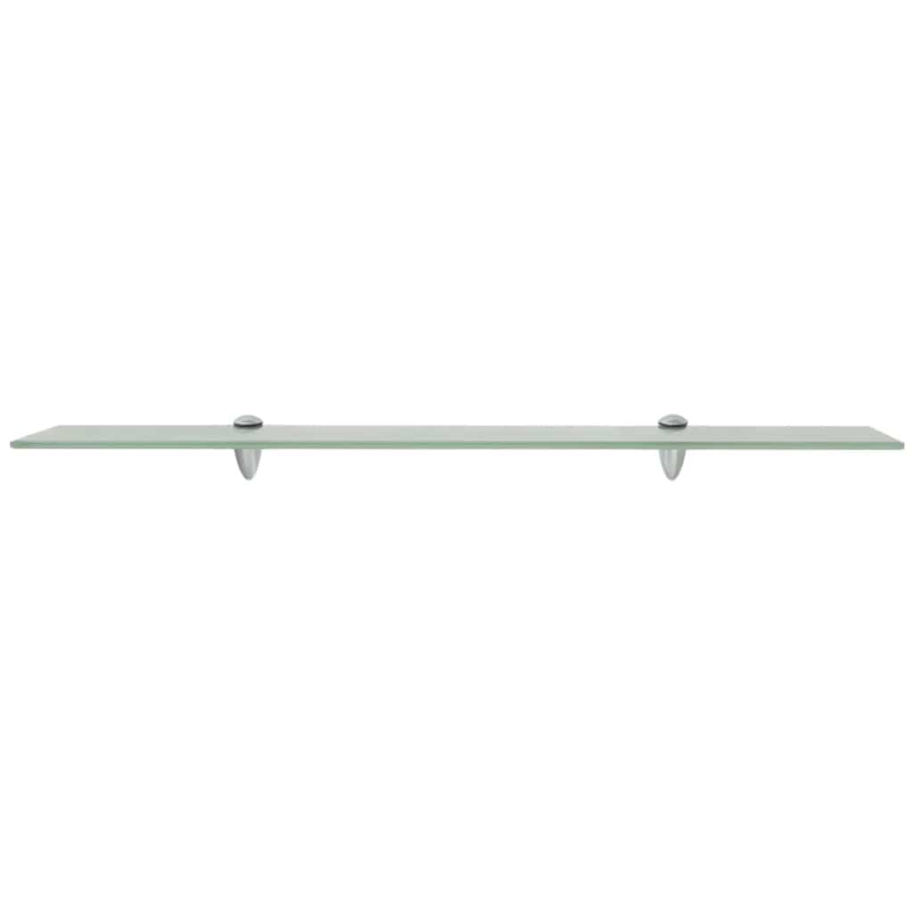 vidaXL Floating Shelf Glass 80x10 cm 8 mm - Transpart - 80 x 10 x 0.8 cm