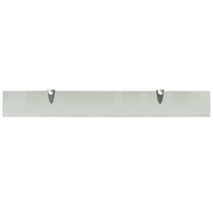 vidaXL Floating Shelf Glass 80x10 cm 8 mm - Transpart - 80 x 10 x 0.8 cm