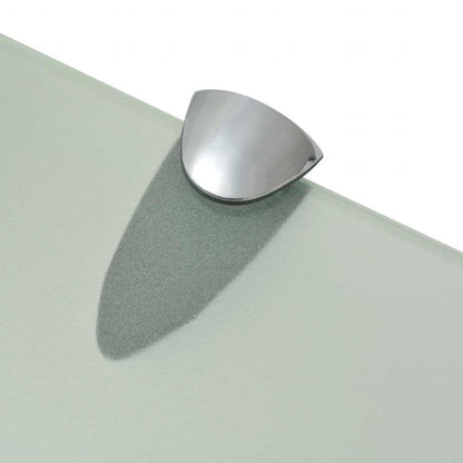 vidaXL Floating Shelf Glass 80x10 cm 8 mm - Transpart - 80 x 10 x 0.8 cm