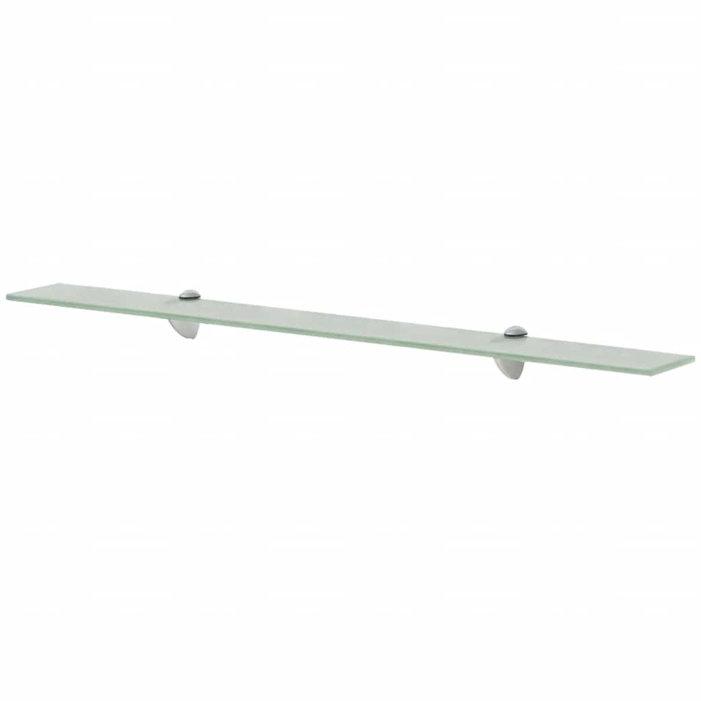 243776 vidaXL Floating Shelf Glass 90x10 cm 8 mm - Transpart - 90 x 10 x 0.8 cm