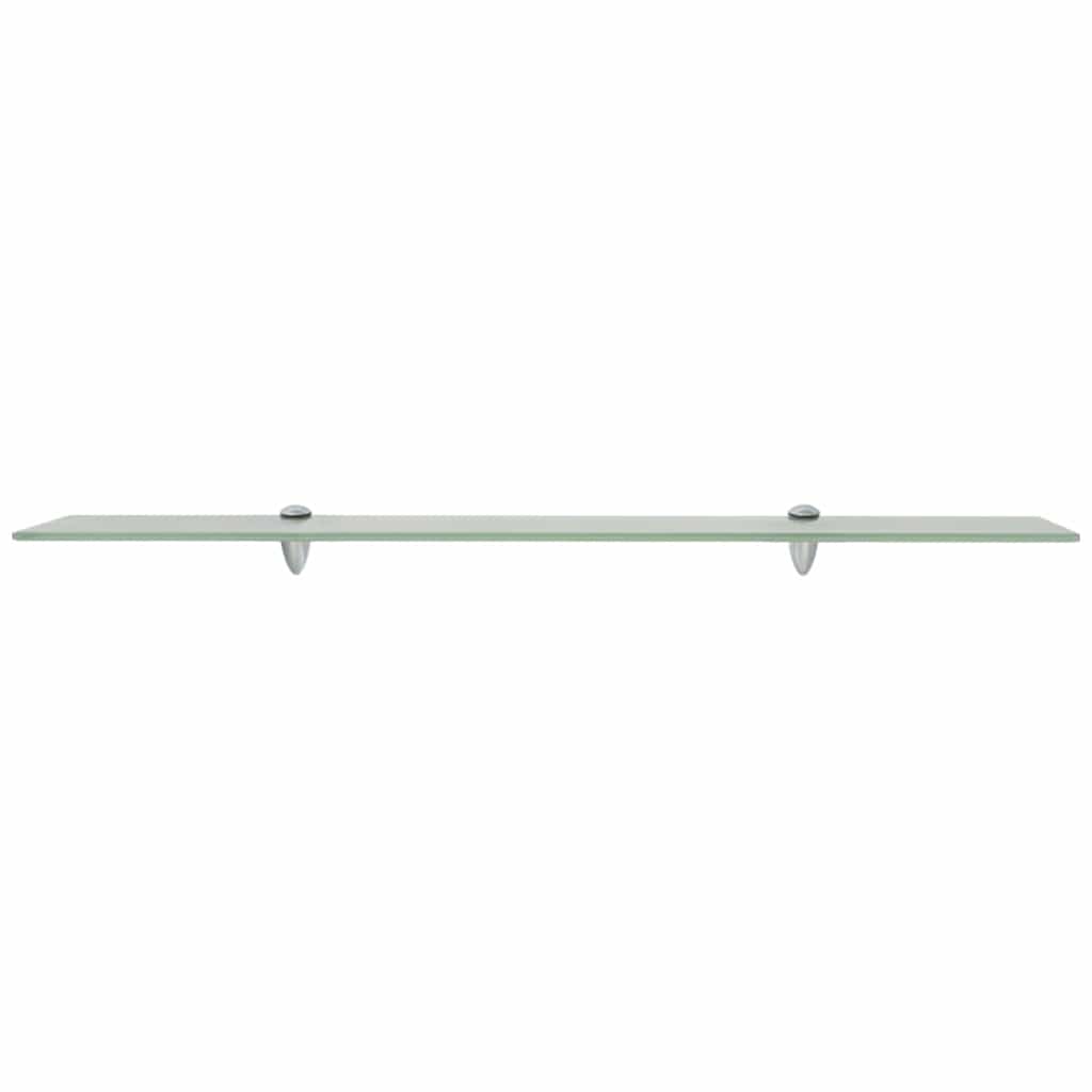 243776 vidaXL Floating Shelf Glass 90x10 cm 8 mm - Transpart - 90 x 10 x 0.8 cm