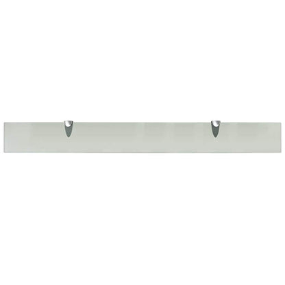 243776 vidaXL Floating Shelf Glass 90x10 cm 8 mm - Transpart - 90 x 10 x 0.8 cm