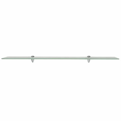 243777 vidaXL Floating Shelf Glass 100x10 cm 8 mm - Transpart - 100 x 10 x 0.8 cm