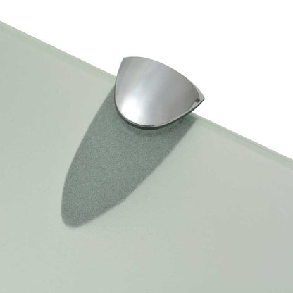 243777 vidaXL Floating Shelf Glass 100x10 cm 8 mm - Transpart - 100 x 10 x 0.8 cm