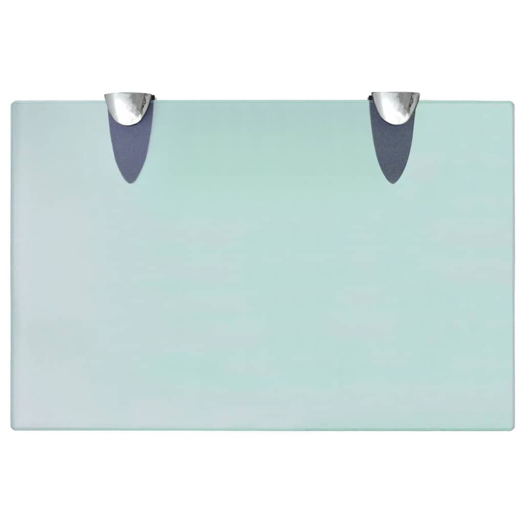 243778 vidaXL Floating Shelf Glass 30x20 cm 8 mm - Transpart - 30 x 20 x 0.8 cm