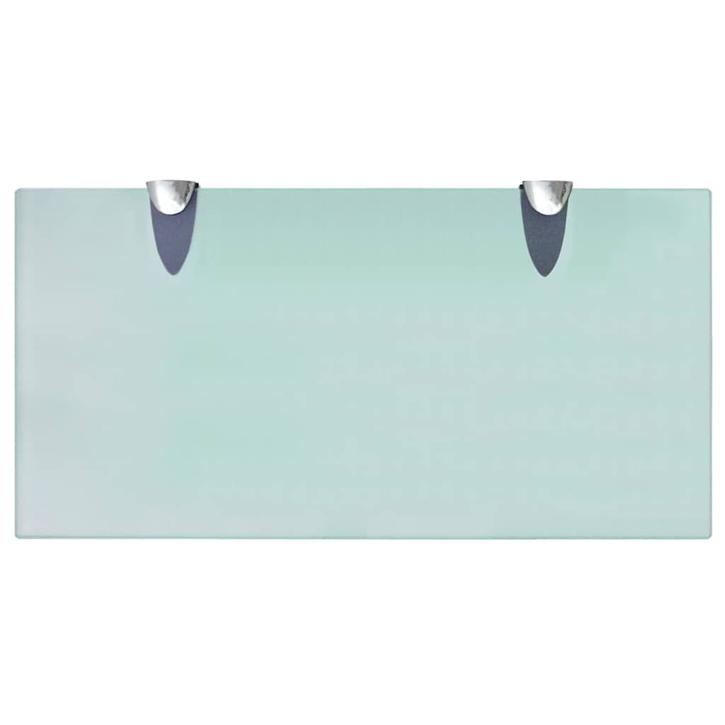 243779 vidaXL Floating Shelf Glass 40x20 cm 8 mm - Transpart - 40 x 20 x 0.8 cm