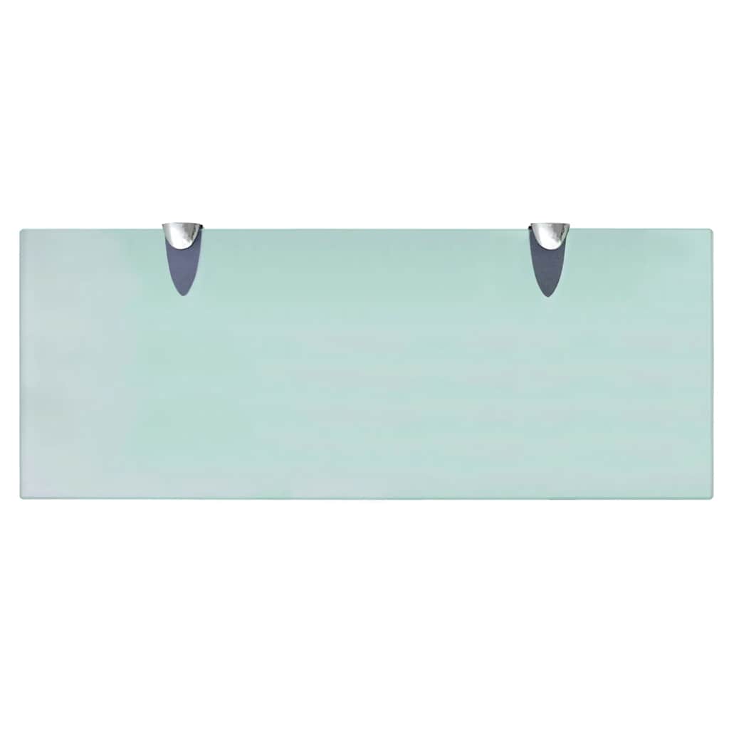 243780 vidaXL Floating Shelf Glass 50x20 cm 8 mm - Transpart - 50 x 20 x 0.8 cm