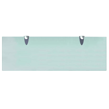 243781 vidaXL Floating Shelf Glass 60x20 cm 8 mm - Transpart - 60 x 20 x 0.8 cm