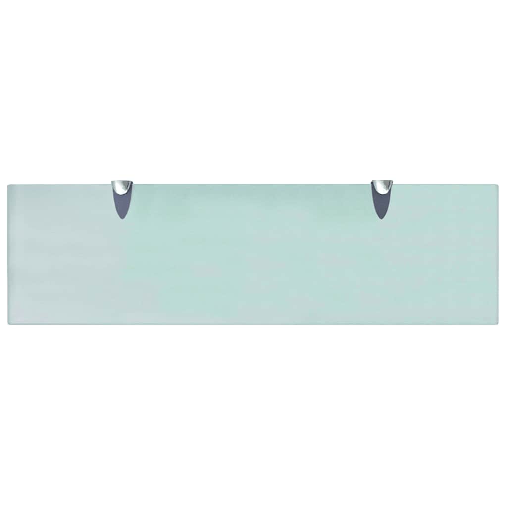 243782 vidaXL Floating Shelf Glass 70x20 cm 8 mm - Transpart - 70 x 20 x 0.8 cm