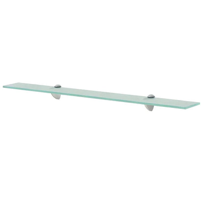 243783 vidaXL Floating Shelf Glass 80x20 cm 8 mm - Transpart - 80 x 20 x 0.8 cm