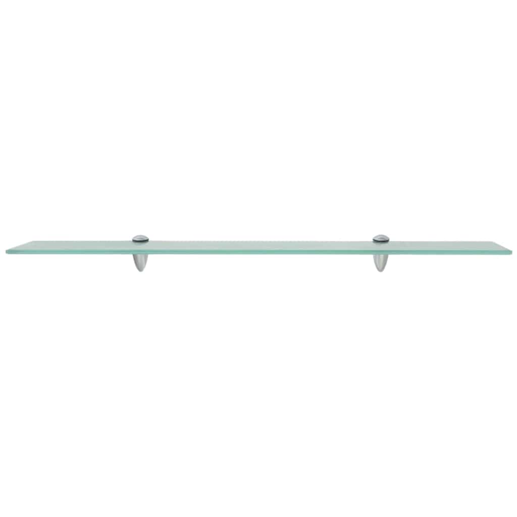 243783 vidaXL Floating Shelf Glass 80x20 cm 8 mm - Transpart - 80 x 20 x 0.8 cm