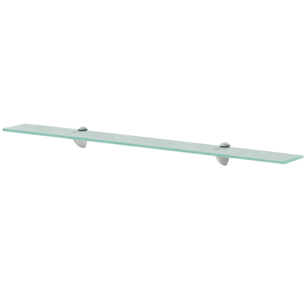 243784 vidaXL Floating Shelf Glass 90x20 cm 8 mm - Transpart - 90 x 20 x 0.8 cm