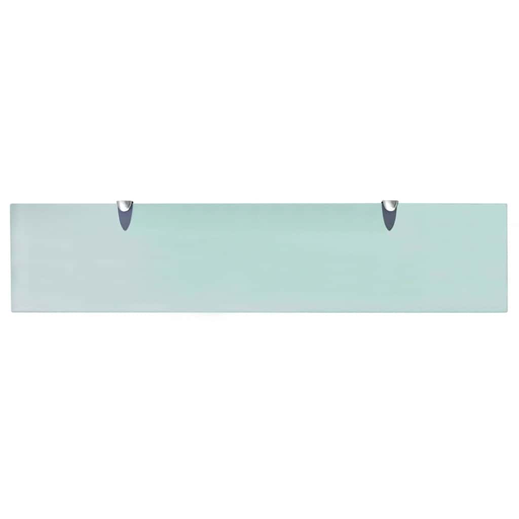 243784 vidaXL Floating Shelf Glass 90x20 cm 8 mm - Transpart - 90 x 20 x 0.8 cm