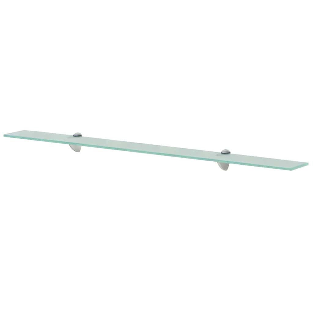 243785 vidaXL Floating Shelf Glass 100x20 cm 8 mm - Transpart - 100 x 20 x 0.8 cm