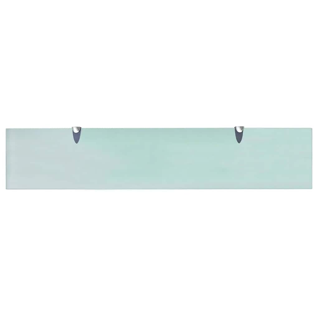 243785 vidaXL Floating Shelf Glass 100x20 cm 8 mm - Transpart - 100 x 20 x 0.8 cm