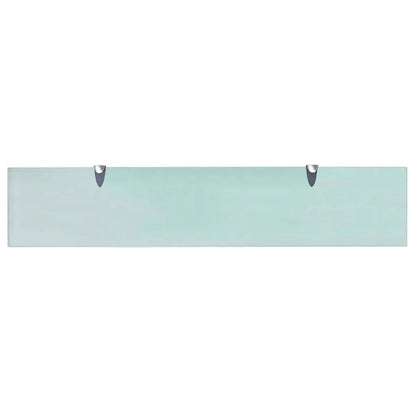 243785 vidaXL Floating Shelf Glass 100x20 cm 8 mm - Transpart - 100 x 20 x 0.8 cm