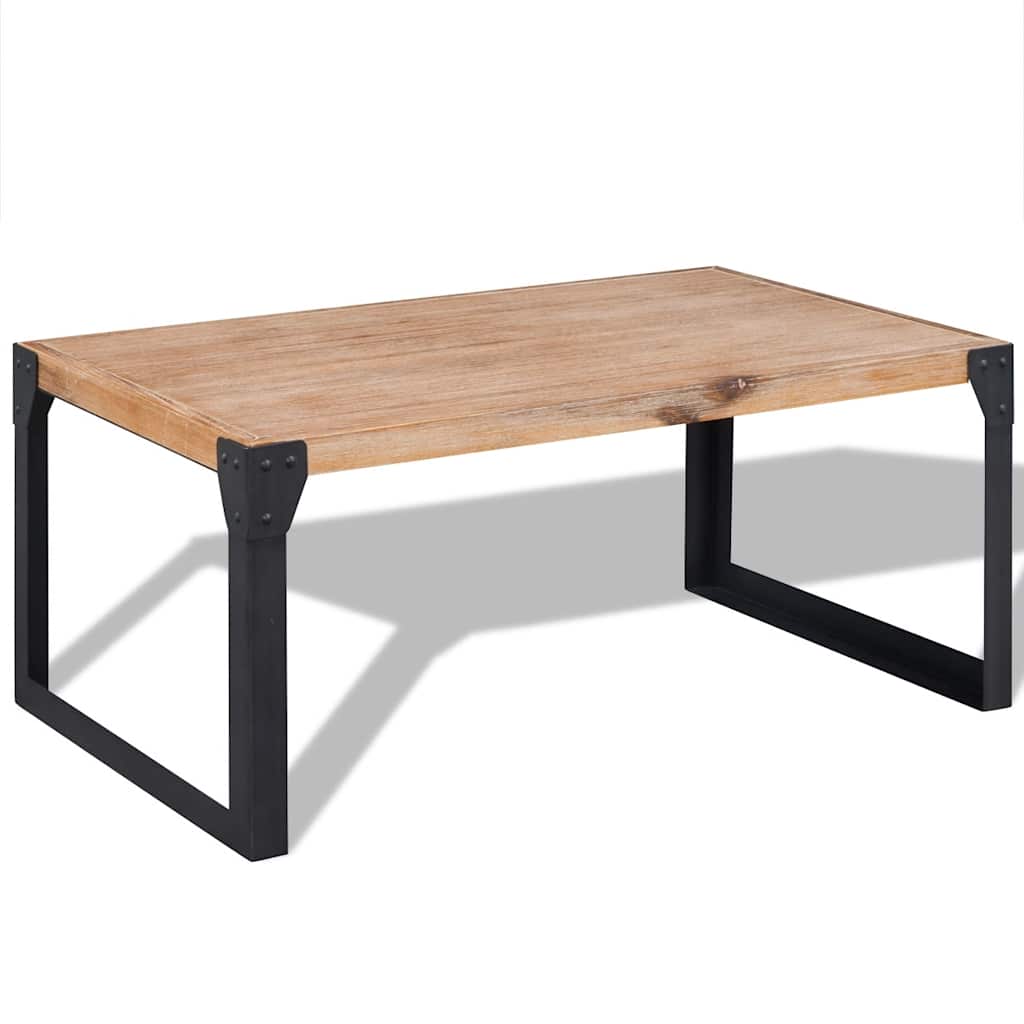 243914 vidaXL Coffee Table Solid Acacia Wood 100x60x45 cm - Brown