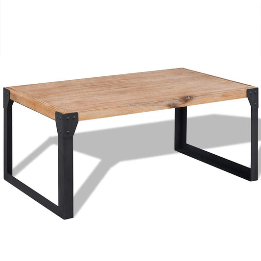 243914 vidaXL Coffee Table Solid Acacia Wood 100x60x45 cm - Brown