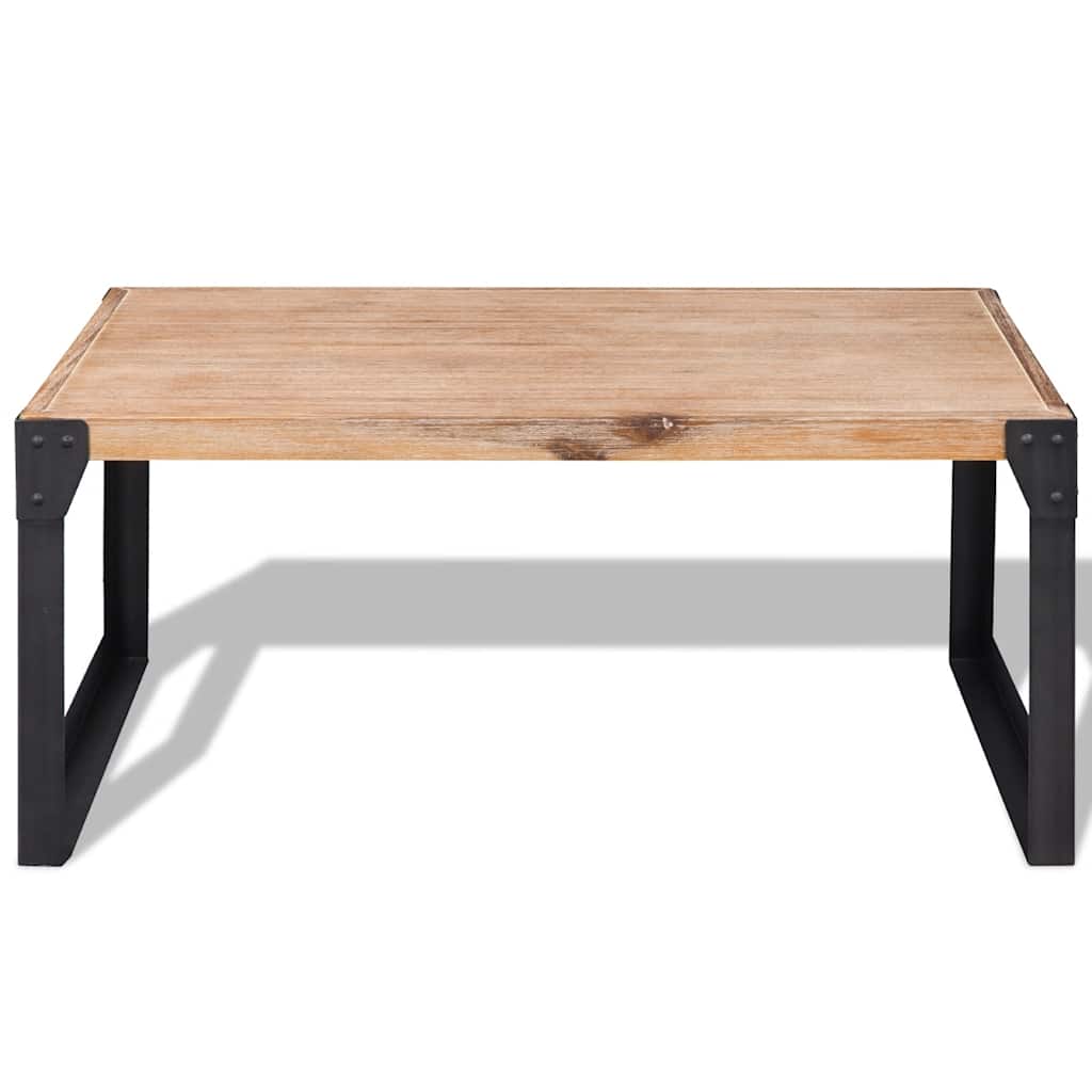 243914 vidaXL Coffee Table Solid Acacia Wood 100x60x45 cm - Brown