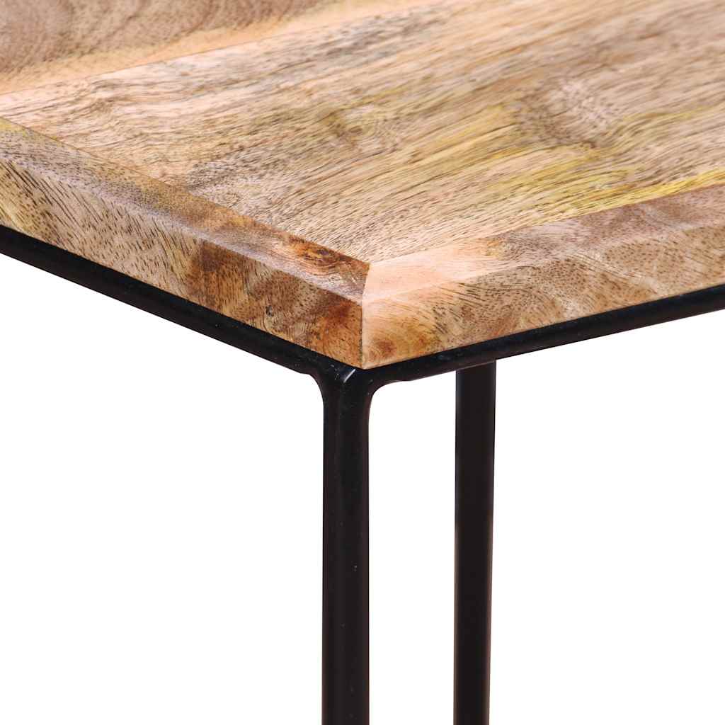 243976 vidaXL Coffee Table Solid Mango Wood 56x48x40 cm - Brown