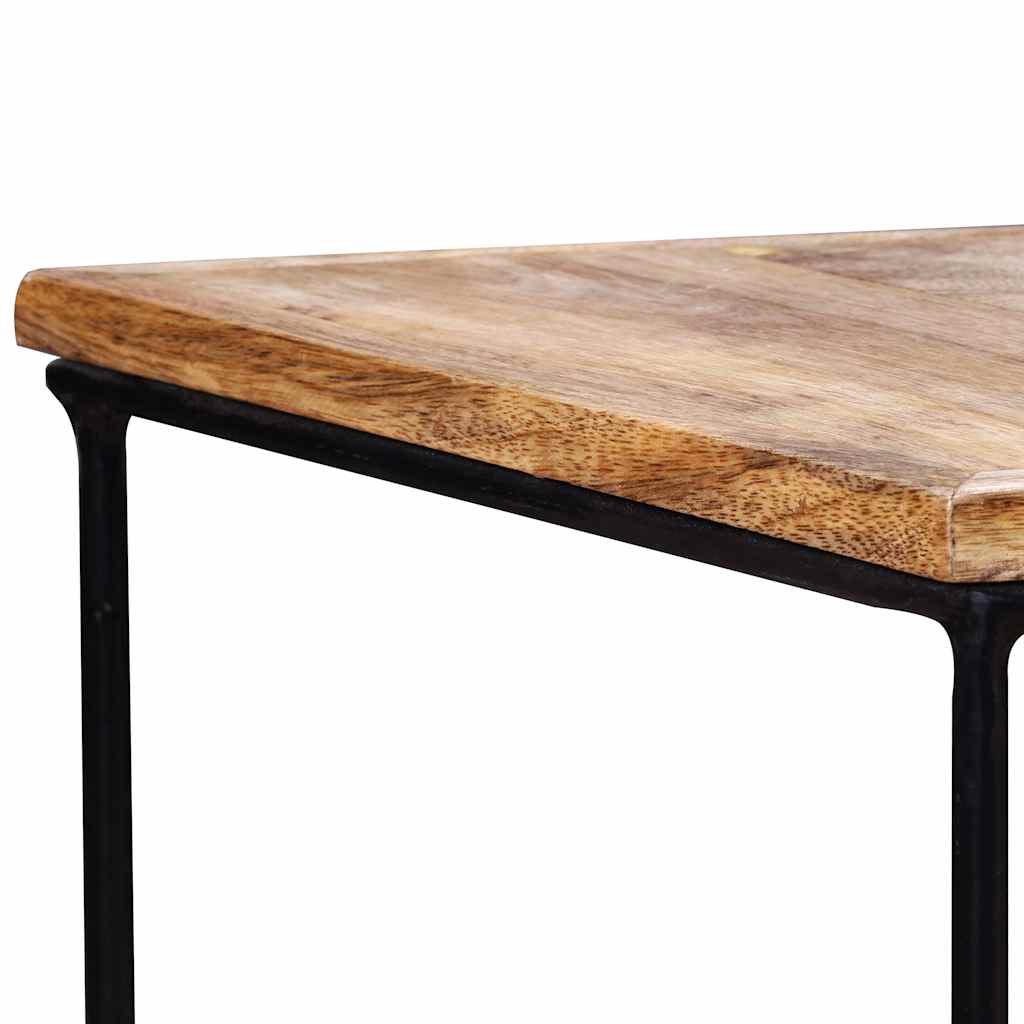 243976 vidaXL Coffee Table Solid Mango Wood 56x48x40 cm - Brown