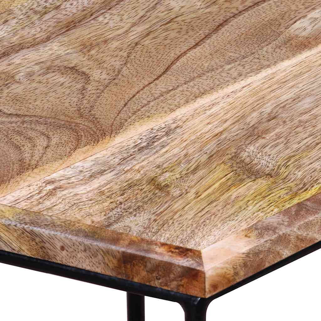 243976 vidaXL Coffee Table Solid Mango Wood 56x48x40 cm - Brown