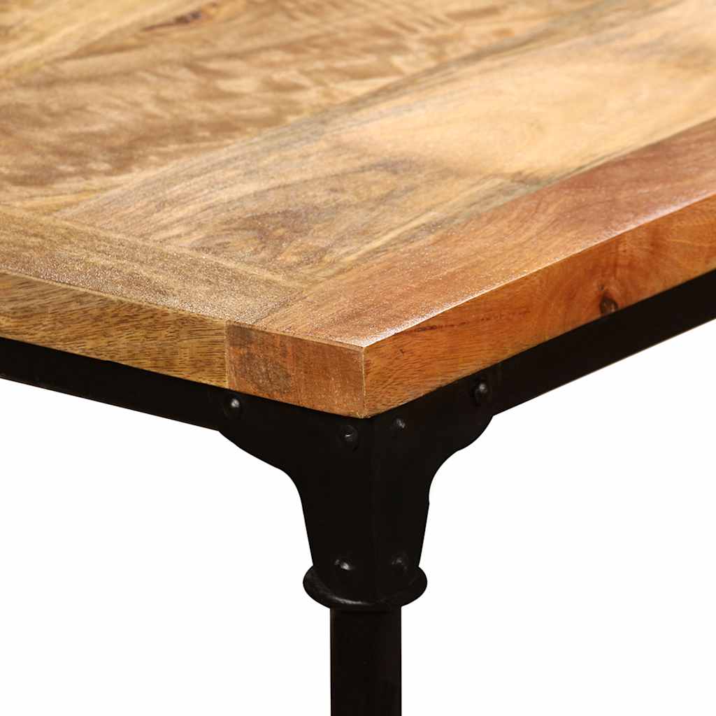 vidaXL Dining Table Solid Mango Wood 240 cm - Brown - 240 x 90 x 76 cm