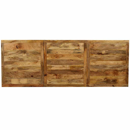 vidaXL Dining Table Solid Mango Wood 240 cm - Brown - 240 x 90 x 76 cm