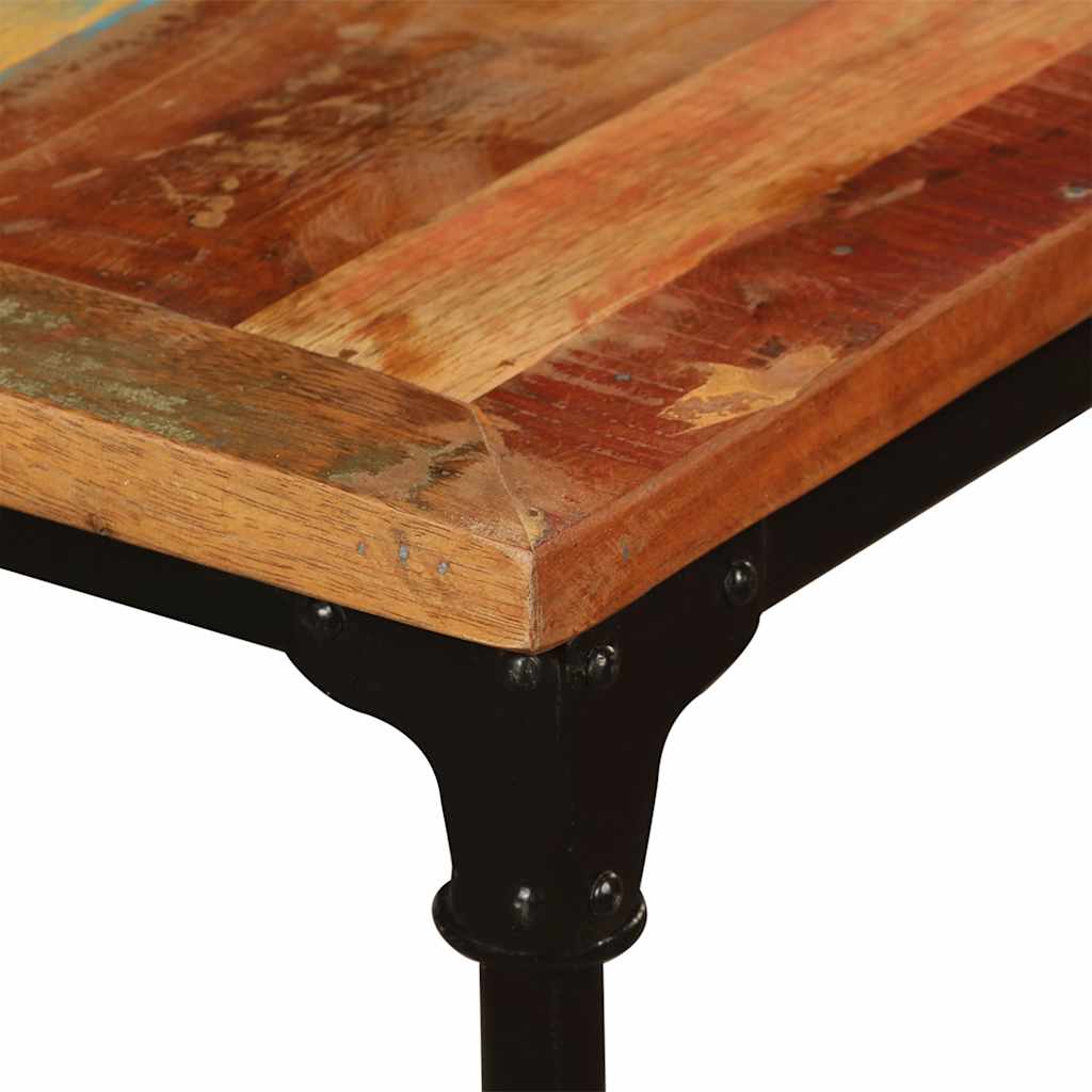 vidaXL Dining Table Solid Reclaimed Wood 180 cm - Multicolour - 180 x 90 x 76 cm